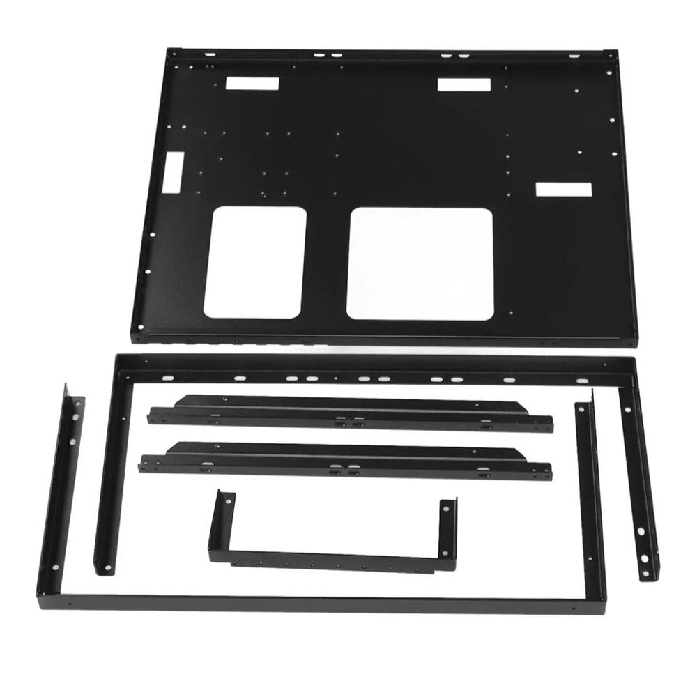 Open ATX EATX PC Chassis Case Rack DIY Gaming Frame w/ 4 HDD Bays